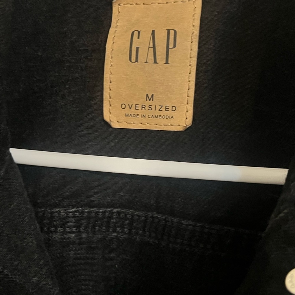 Gap Studded oversized icon Black
Denim Jacket new moto medium jean punk biker - Picture 7 of 14